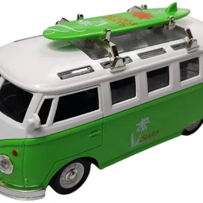 Zabawka "auto VW BUS T1 Światło Napęd I Dzwięk 14 cm Zielony