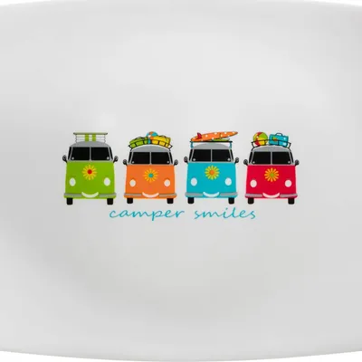 Talerz Patera Camper Smile 35x25 cm