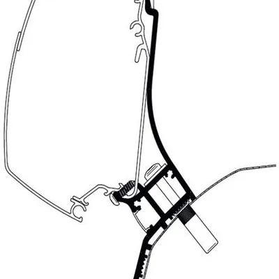 Adapter Markizy Thule Ducato H2 LED Lift ROOF