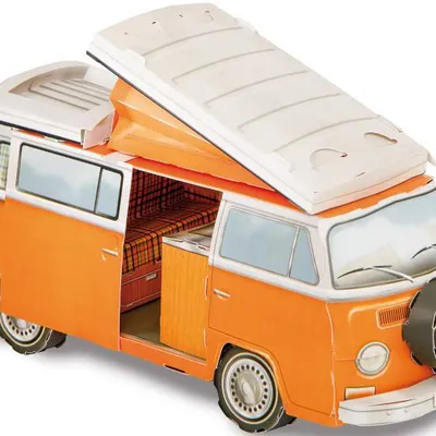 Zabawka "auto VW BUS T2 1:18 Model Papierowy DO Złożenia