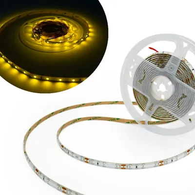 Taśma LED 300 4.8W/m ŻÓŁTA 12V IP20 5m