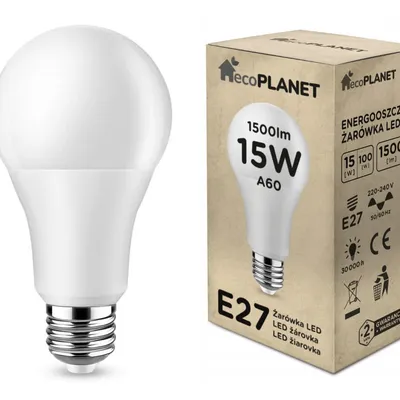 Żarówka LED ecoPLANET E27 A60 15W 4000K