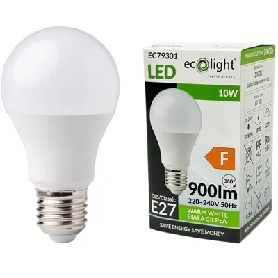 Żarówka LED CLASSIC E27 10W=80W 3000K Ciepła