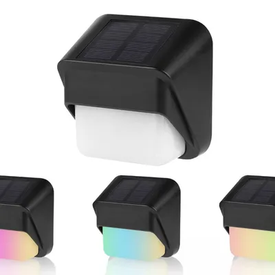 Solarna Lampa Elewacyjna LED SOE-6 RGB+W