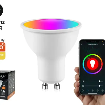 Żarówka LED GU10 6W RGB CCT Wifi tuya