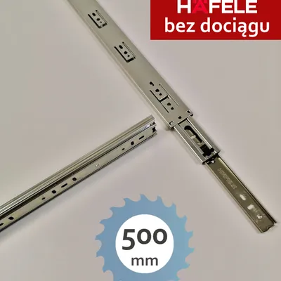 Prowadnica kulkowa HAFELE H-45  dł. 500 mm