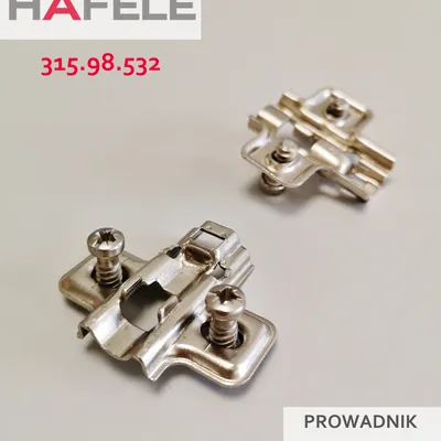 Hafele prowadnik z wkrętem euro H=2 315.98.532