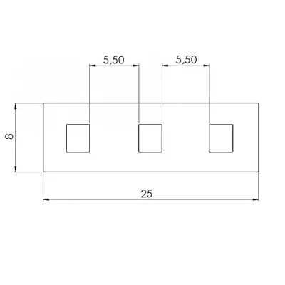 Taśma LED 2835 9,6W biała neutralna 4000K