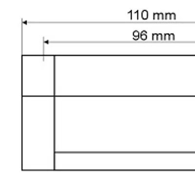 Uchwyt meblowy wpuszczany UA08-0096-G0004-A0C00 aluminium/chrom