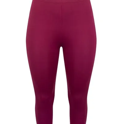 Klasyczne legginsy bezszwowe 3/4 plus size