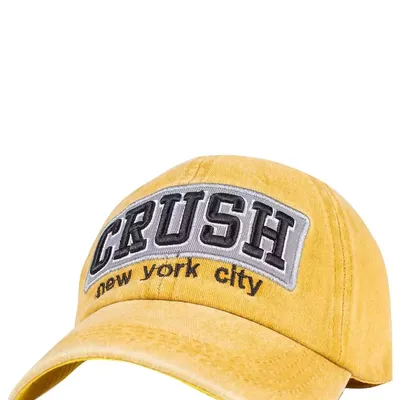 Czapka z daszkiem unisex naszywka CRUSH New York