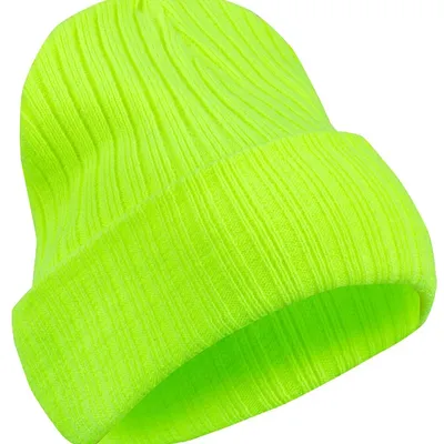 Czapka unisex Uniwersalna Beanie prażkowana dzianina