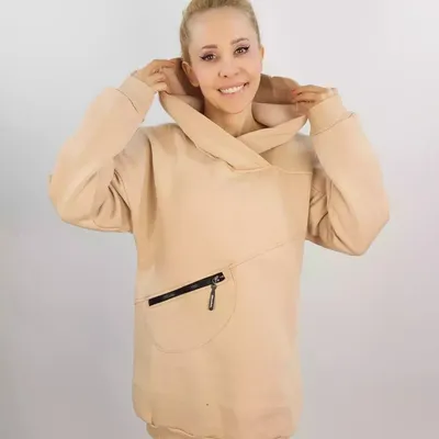 Ciepła bluza unisex bawełna kieszonka BASIC