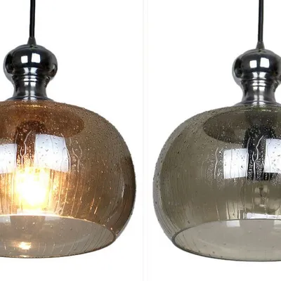 LAMPA SUFITOWA LUX KULA SZKŁO I METAL