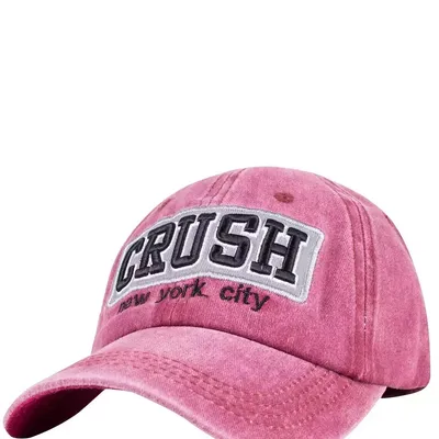 Czapka z daszkiem unisex naszywka CRUSH New York