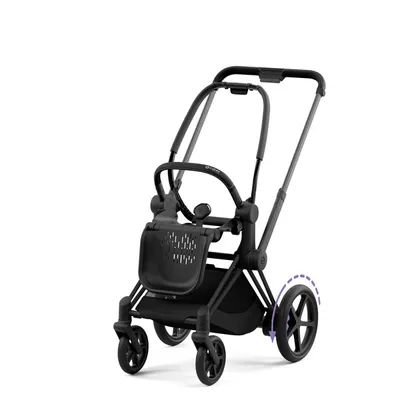 Cybex e-Priam 3.0 Rama w Zestawie ze Stelażem Siedziska Matt Black