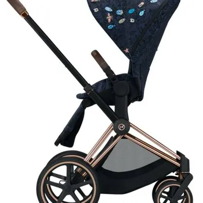 Cybex e-Priam 3.0 Rama ze Stelażem Siedziska + Tapicerka Wózek Spacerowy Jewels of Nature