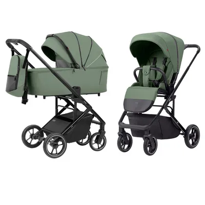 Carrello Alfa/W Wózek Głęboko-Spacerowy 2w1 Sea Green