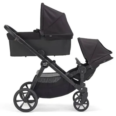 Baby Jogger City Select 2 Wózek Rok Po Roku 2x Siedzisko + Gondola Tencel Lunar Black