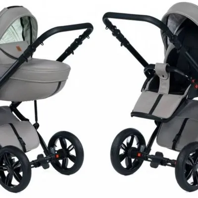 Dada Prams Max 500 Wózek Głęboko-Spacerowy 2w1 Light Grey