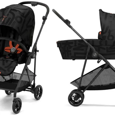 Cybex Melio Street New Wózek Głęboko-Spacerowy Real Black