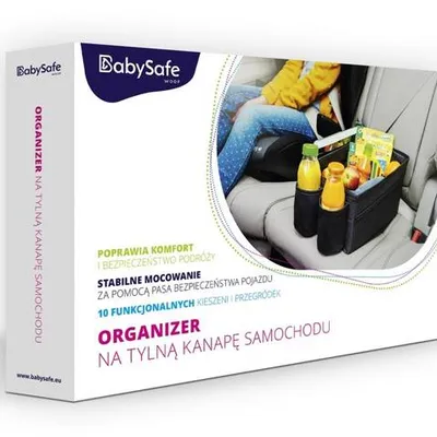 BabySafe Organizer na Tylną Kanapę Samochodu