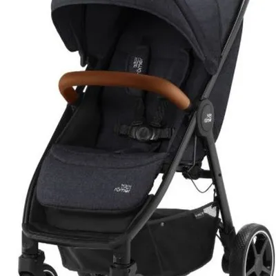 Britax Romer B-Agile R Wózek Spacerowy Black Shadow/Brown