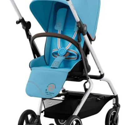 Cybex Eezy S Twist + Plus 2 Wózek Spacerowy Beach Blue Srebrna Rama 2023