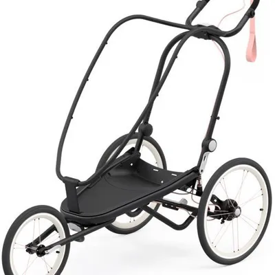 Cybex Zeno Stelaż Przyczepki Do Biegania Do Roweru Cybex Sports Czarna z Różowymi Detalami