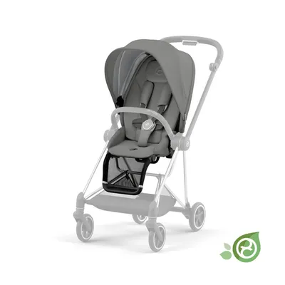 Cybex Mios 3.0 Conscious Green Leaf Tapicerka Siedziska Eco Pearl Grey