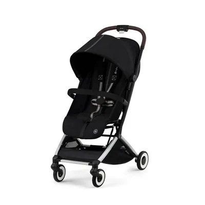 Cybex Orfeo Wózek Spacerowy Rama Srebrna Moon Black + Pałąk