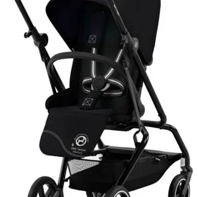 Cybex Eezy S Twist + Plus 2 Wózek Spacerowy Moon Black Czarna Rama 2023