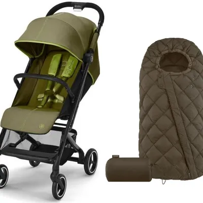 Cybex Beezy Wózek Spacerowy Nature Green 2023 + Snogga 2 Gratis