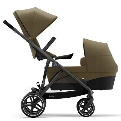 Cybex Gazelle S Wózek Bliźniaczy Rok po Roku Classic Beige rama Black