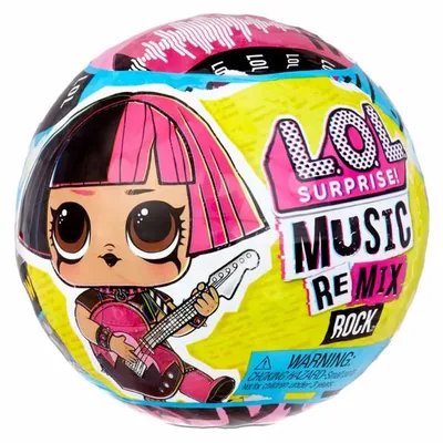 L.O.L Surprise Remix Rock Dolls Lalka Rockowa w Kuli