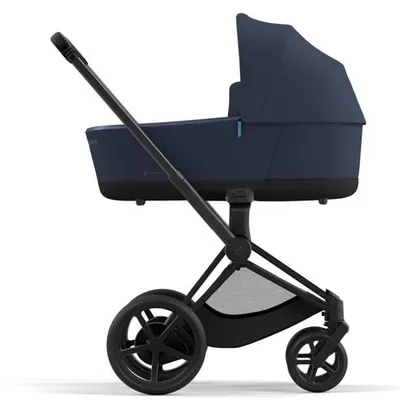 Cybex e-Priam 3.0 Rama ze Stelażem Siedziska + Gondola Wózek Głęboki Nautical Blue