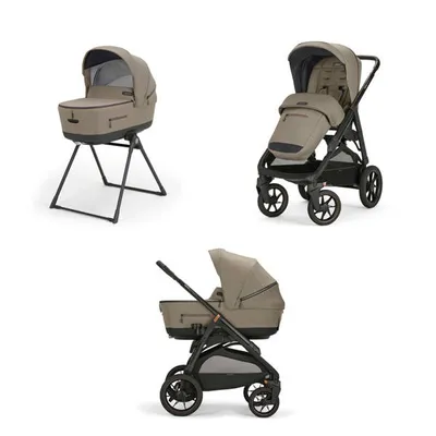 Inglesina Aptica XT Duo Wózek Głęboko-Spacerowy + Stojak Na Gondolę Tuareg Beige 2023