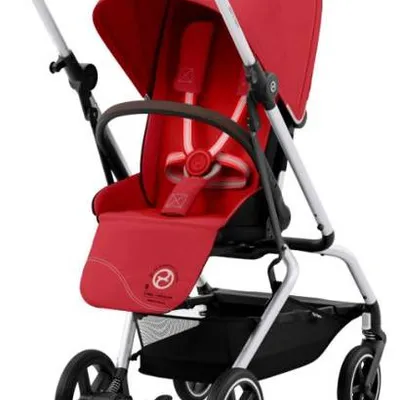 Cybex Eezy S Twist + Plus 2 Wózek Spacerowy Hibiscus Red Srebrna Rama 2023