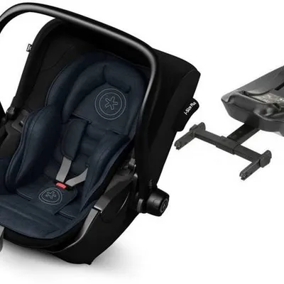 Kiddy Evoluna I-Size 2 Fotelik Samochodowy 0-13kg Indigo Blue Melange - Ice Grey + Baza Isofix