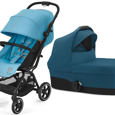 Cybex Eezy S Plus 2 Wózek Głęboko-Spacerowy Beach Blue 2023