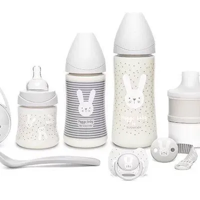 Suavinex Zestaw startowy Welcome Baby Set szary Hygge Baby