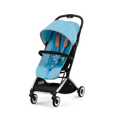 Cybex Orfeo Wózek Spacerowy Rama Srebrna Beach Blue + Pałąk