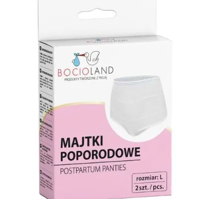 Bocioland Majtki Poporodowe Siateczkowe 2 szt. L BL027