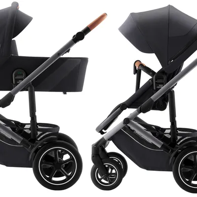 Britax Romer Smile 5Z Wózek Głęboko-Spacerowy Fossil Grey Rama Calm Grey