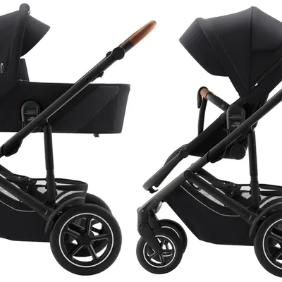 Britax Romer Smile 5Z Wózek Głęboko-Spacerowy Galaxy Black Rama Matt Black