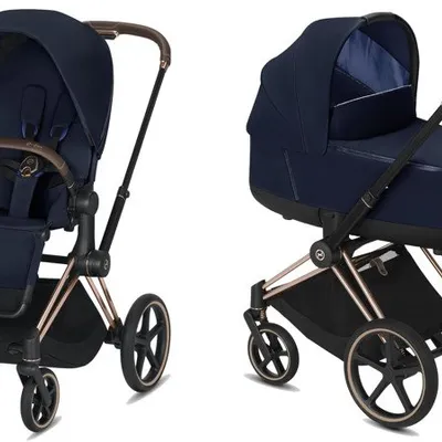 Cybex Priam 2.0 Wózek Głęboko-Spacerowy Indigo Blue