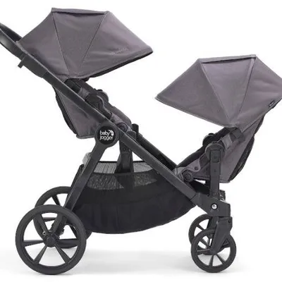 Baby Jogger City Select 2 Spacerowy Wózek Bliźniaczy Basic Radiant Grey