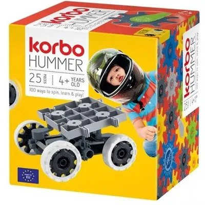 Korbo Klocki Hummer 25 Elementów Grey