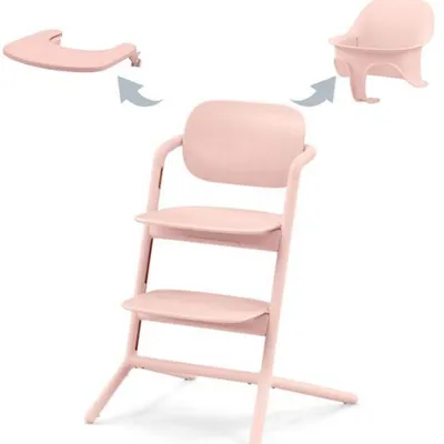 Cybex Lemo Krzesełko do Karmienia 3w1 Pearl Pink