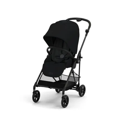 Cybex Melio New Carbon Wózek Spacerowy rama Black Moon Black